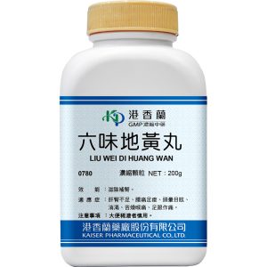 港香兰-六味地黄丸浓缩颗粒200g