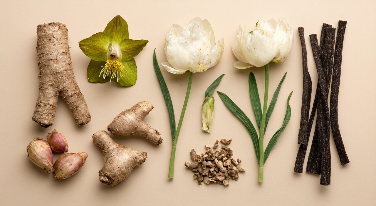 Ingredients of Baihe Gujin Decoction