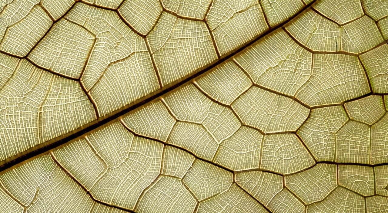 Close-up of surface vein markings and fractured surface of Bai He crude herb