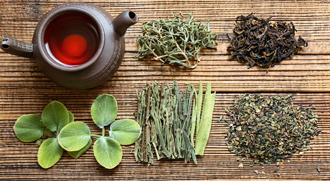 Herbal composition of Chuanxiong Chatiao San with tea