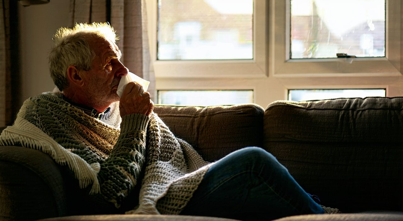 Person with headache, aversion to wind, and nasal congestion after external wind invasion