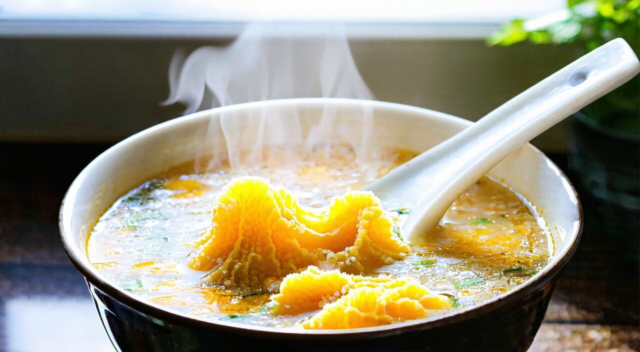 Tremella and lily soup for nourishing yin and moistening dryness, daily care