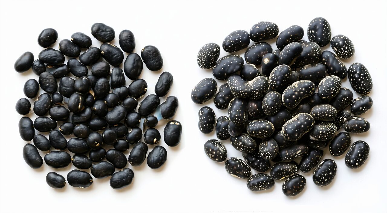 Comparison of black soybeans before and after fermentation