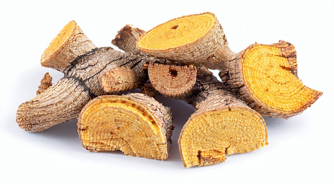 Dried ginger rhizome morphology