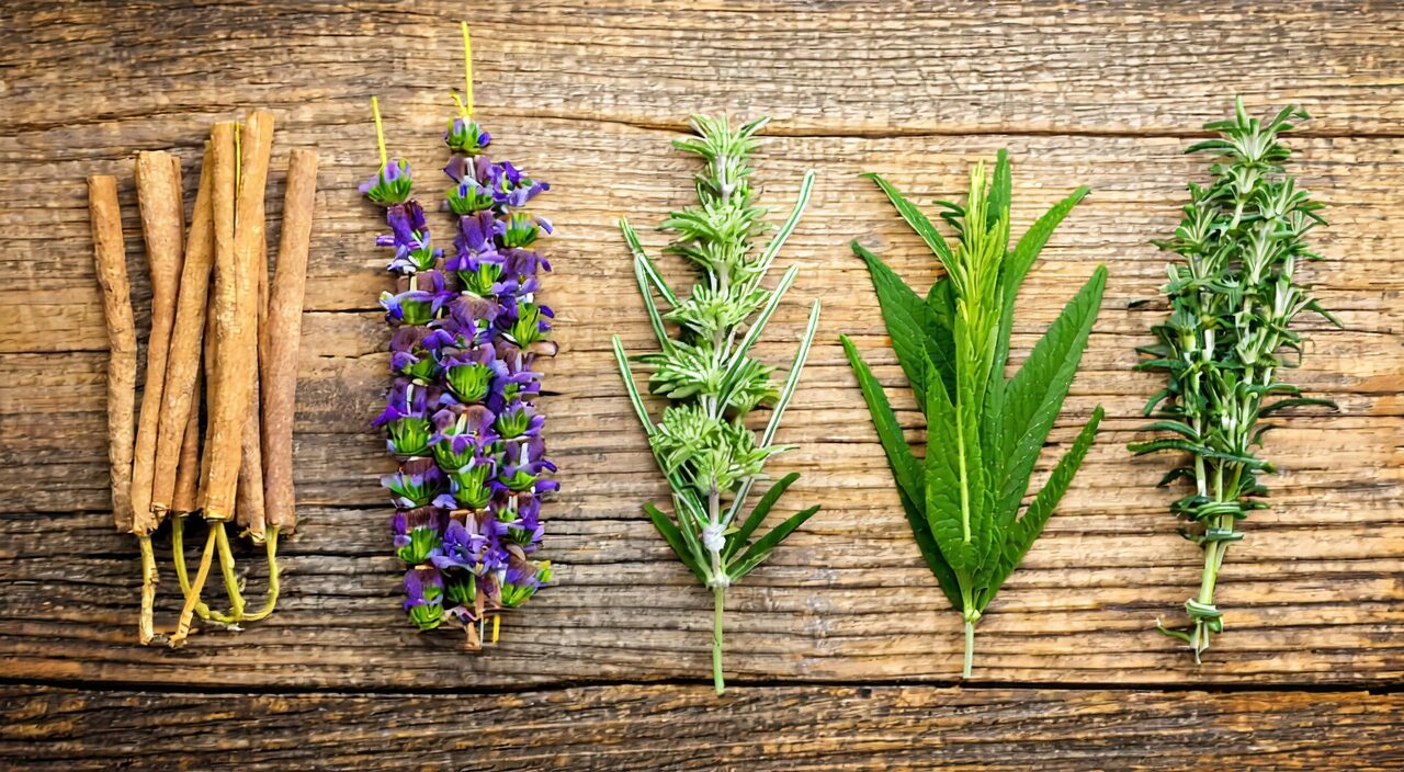 Assorted medicinal ingredients contained in Jiao Ai Tang