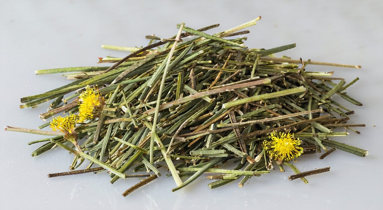 干燥荆芥药材外观