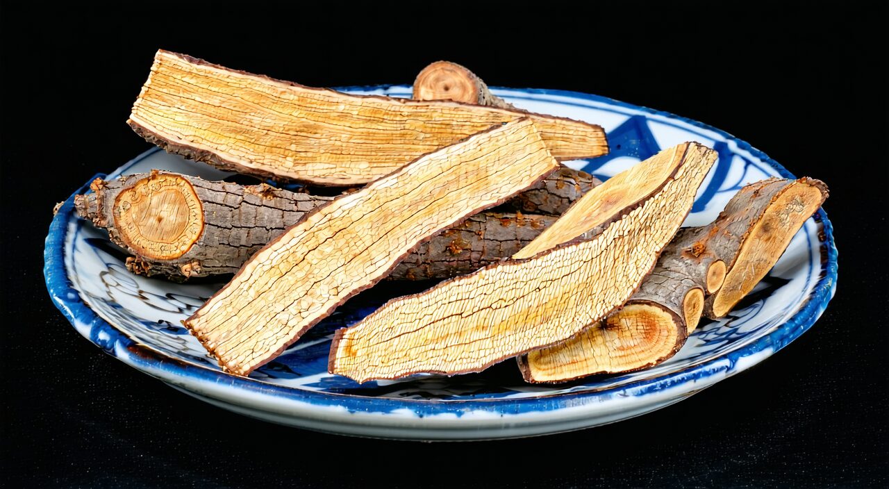 羌活饮片和干燥根茎原料