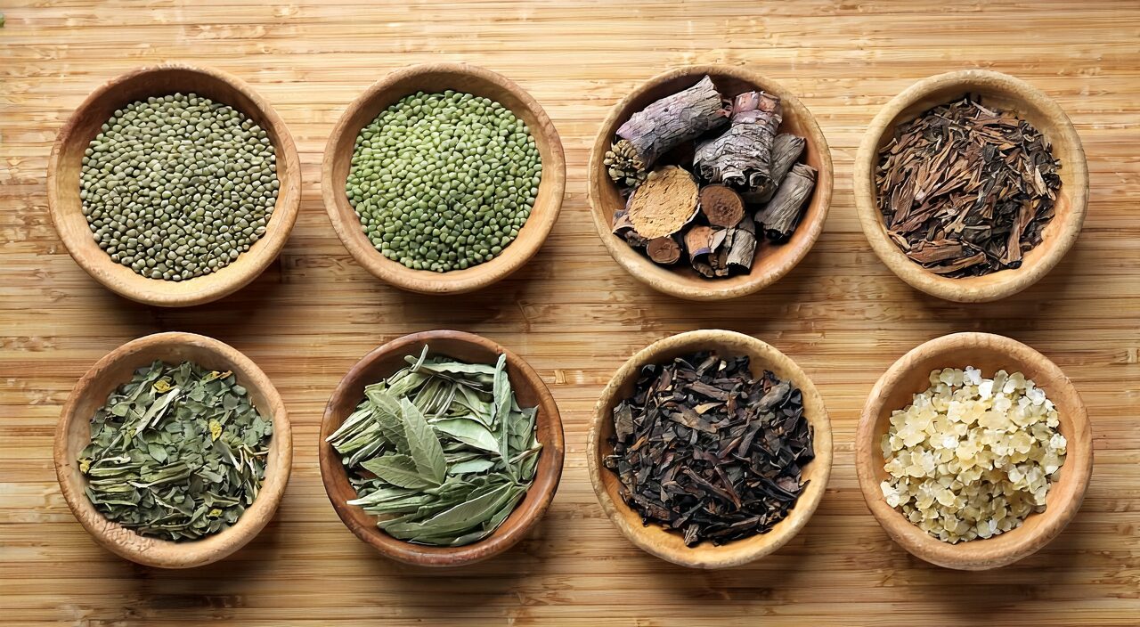 Several common Chinese herbs in Suzi Jiangqi Tang