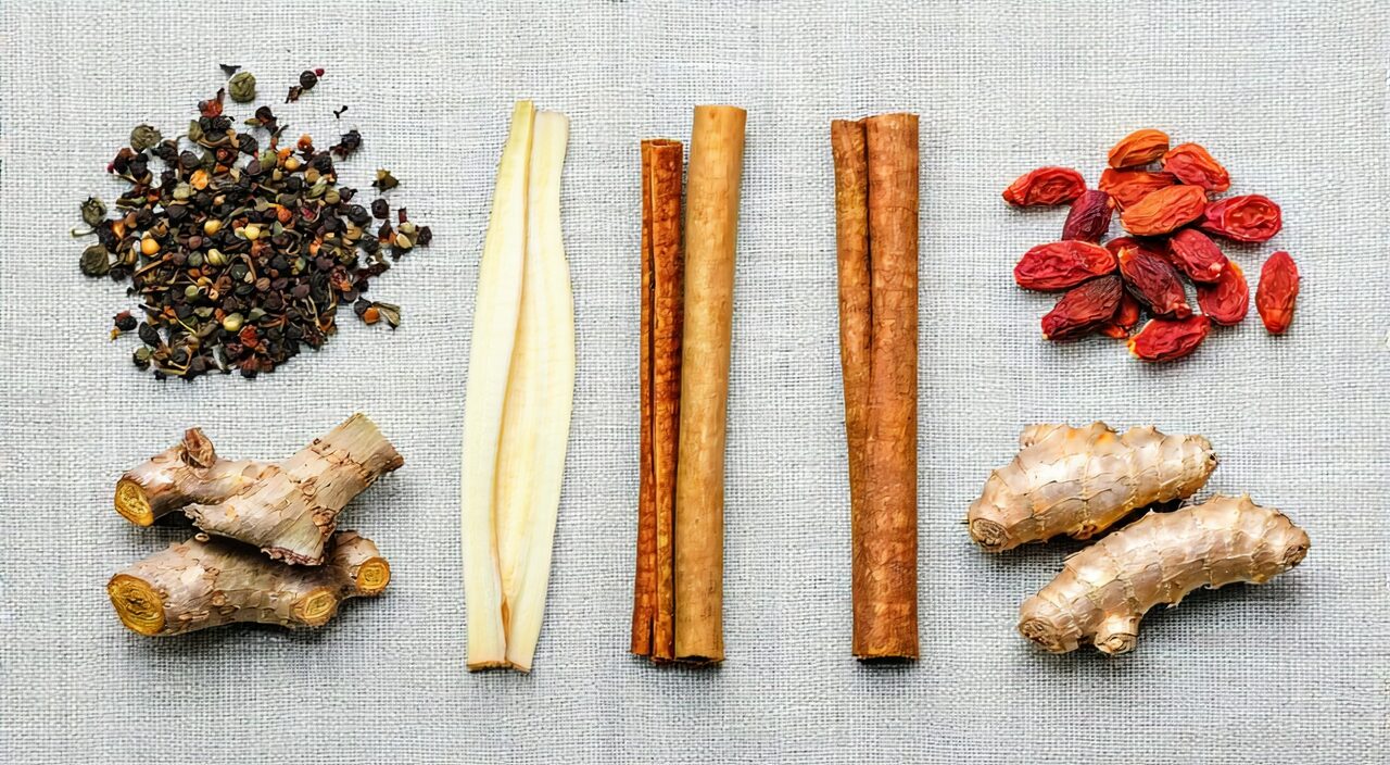 Main herbal ingredients of Wenjing Tang