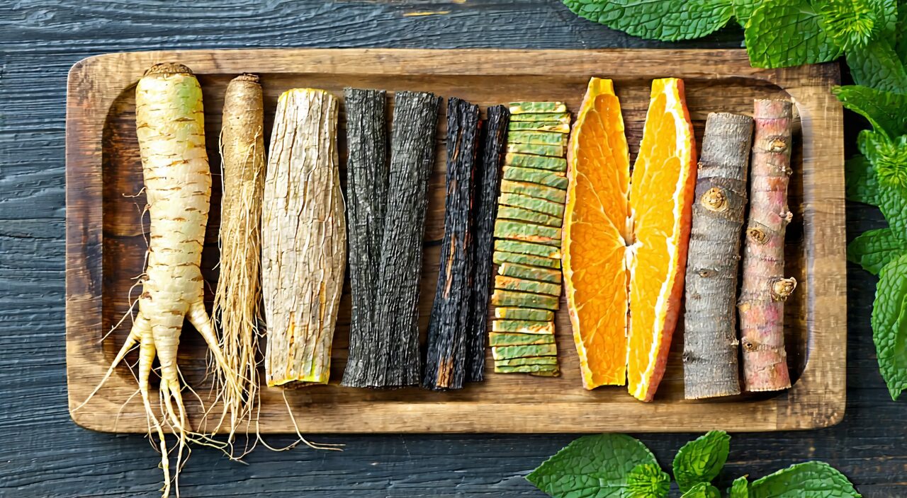 Main constituent herbs of Xiangsha Liujunzi Tang