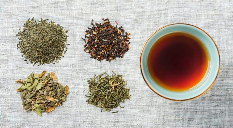 玉屏风散封面图：黄芪、白术、防风与一碗温润汤液