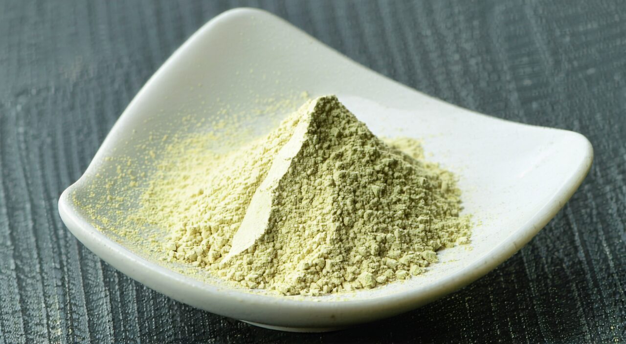 巴豆霜粉末细节观察