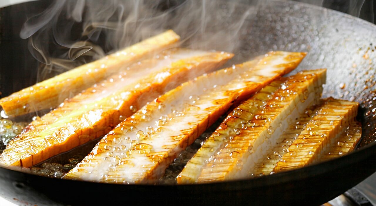 Processing method for honey-fried Bai Bu
