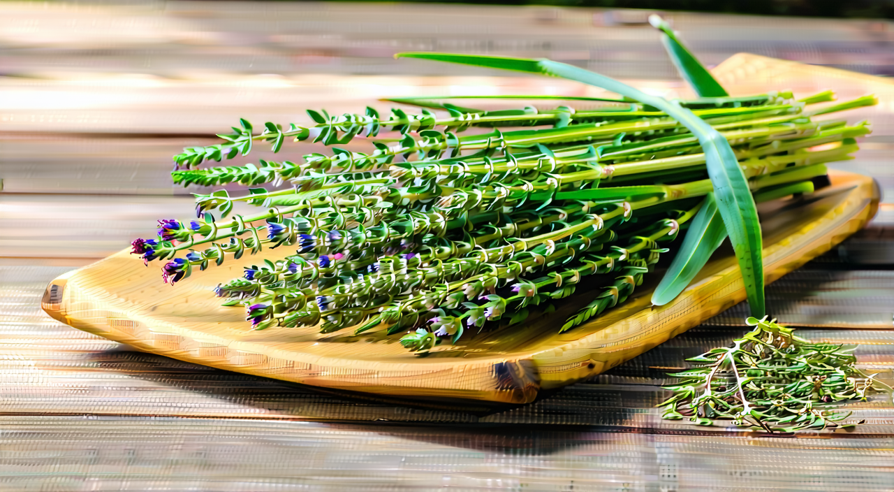 半枝莲干燥全草与花期鲜品