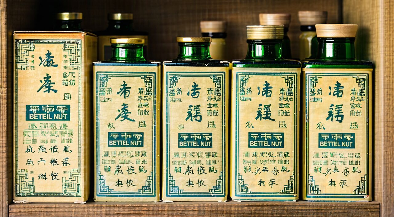含槟榔的中成药示意