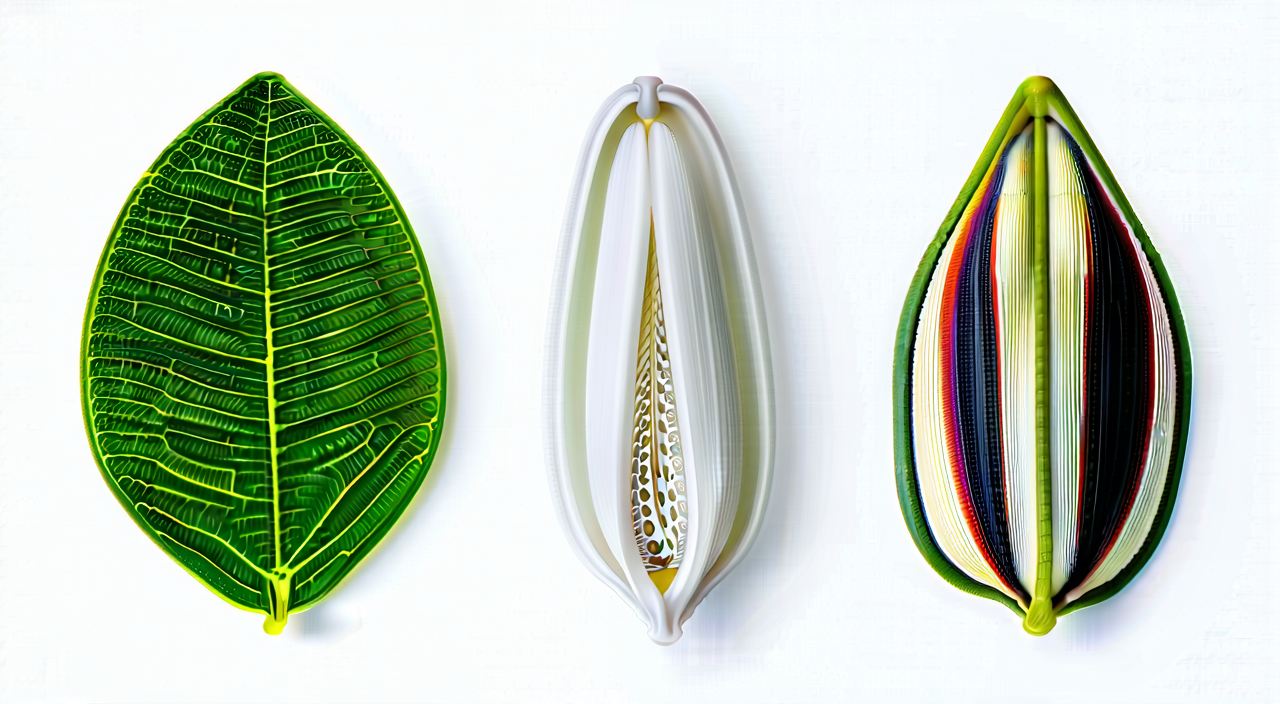 Comparison of the appearance of sword bean, white hyacinth bean, and cowpea seeds