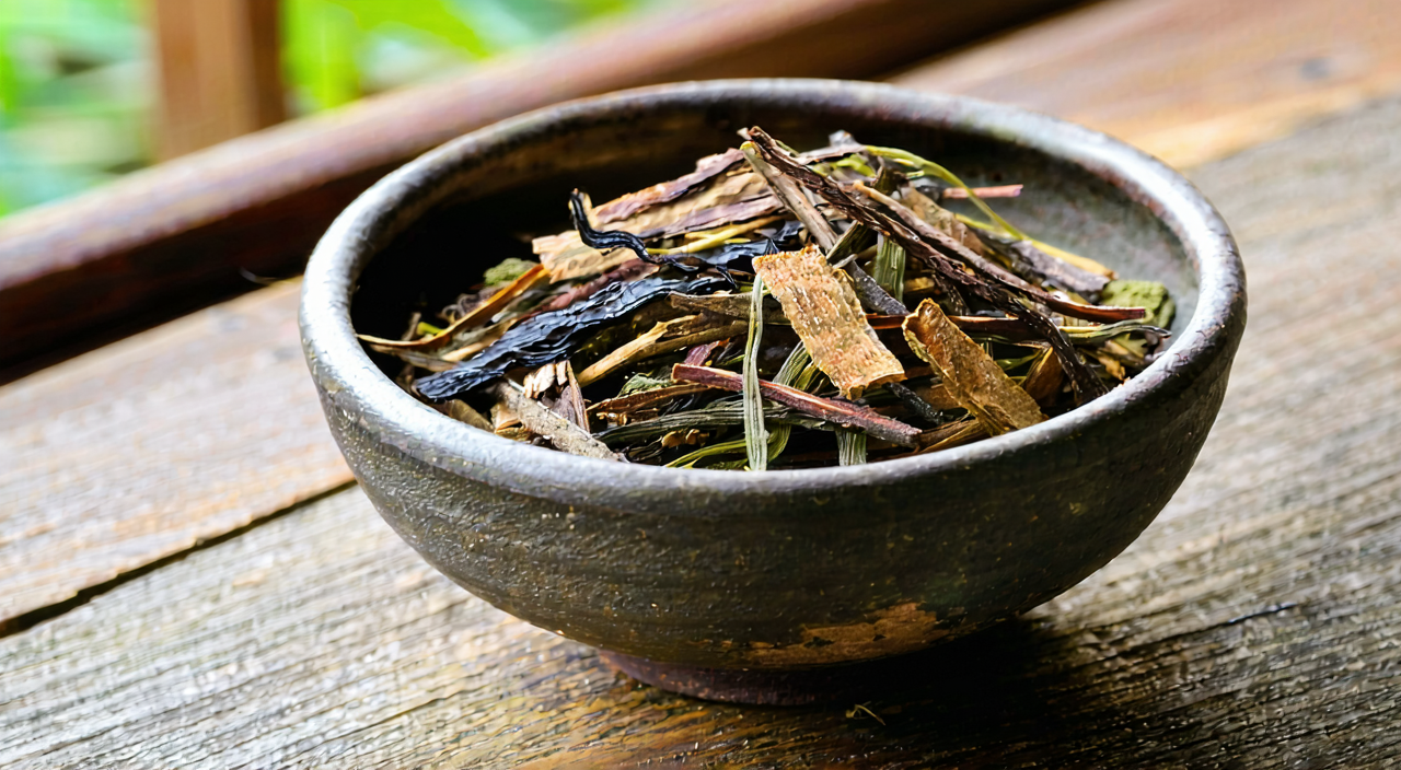 Illustration of herbal combinations containing Dilong