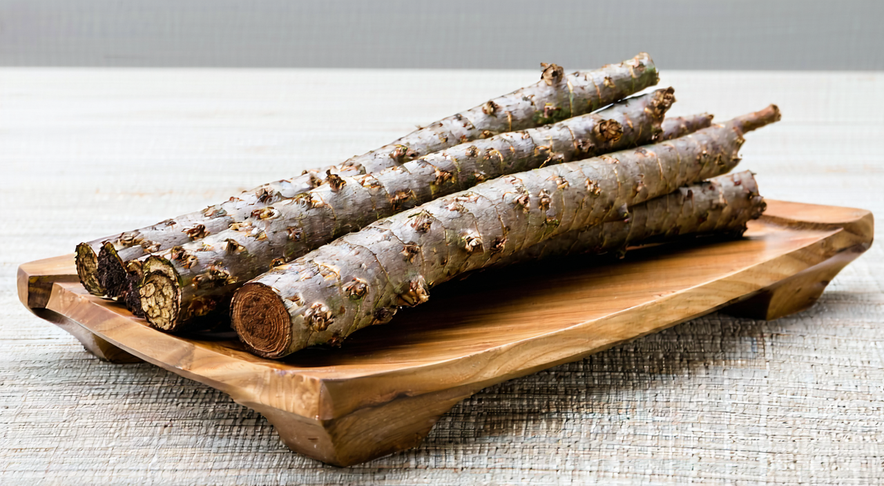 Duhuo root after harvesting and processing