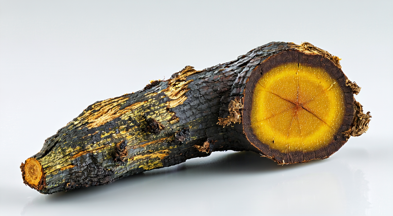 Gou Ji medicinal material long-block appearance and slice characteristics