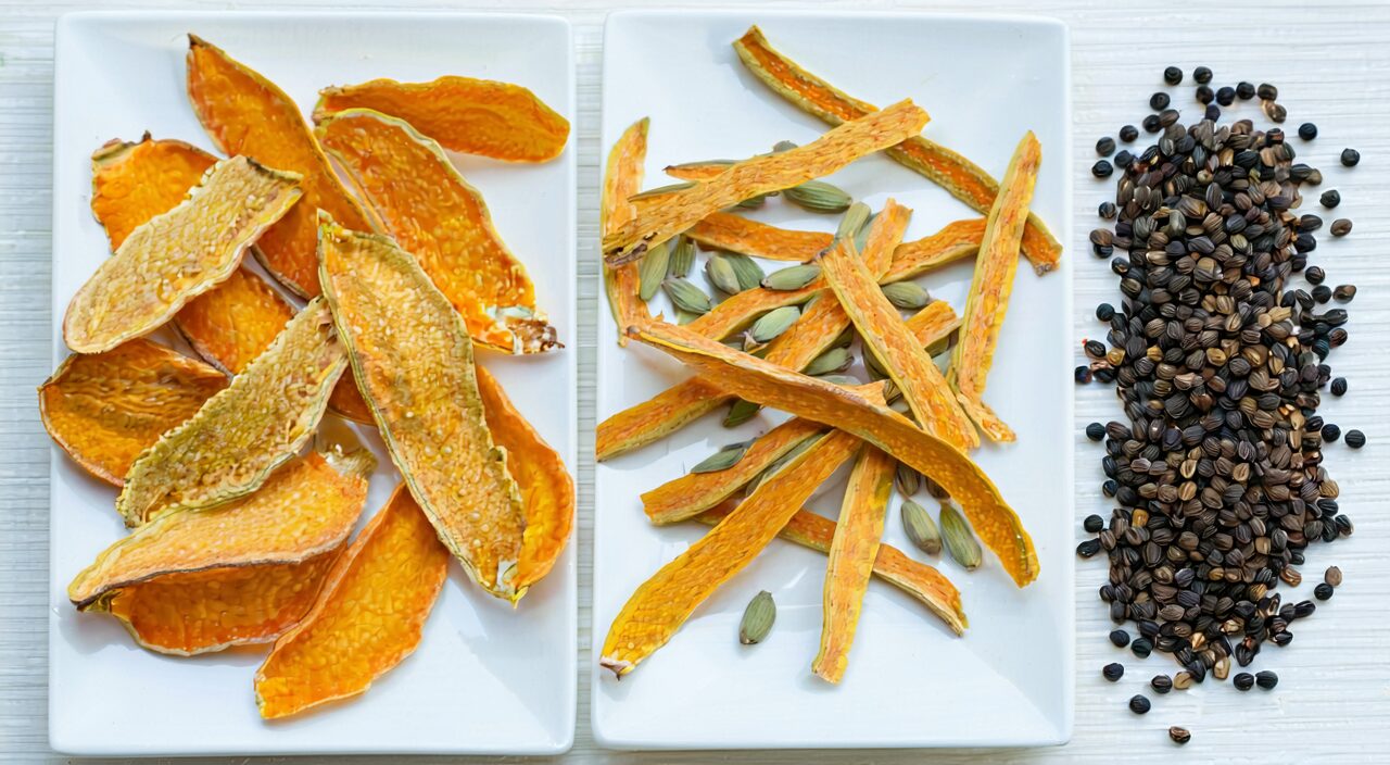 Comparison of Whole Gualou, Gualou Peel, and Gualou Seed