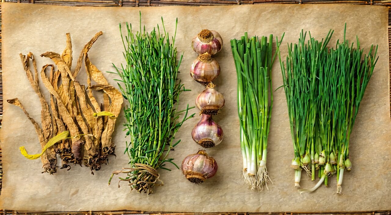 Common herbs used in Gualou and Xiebai formulas