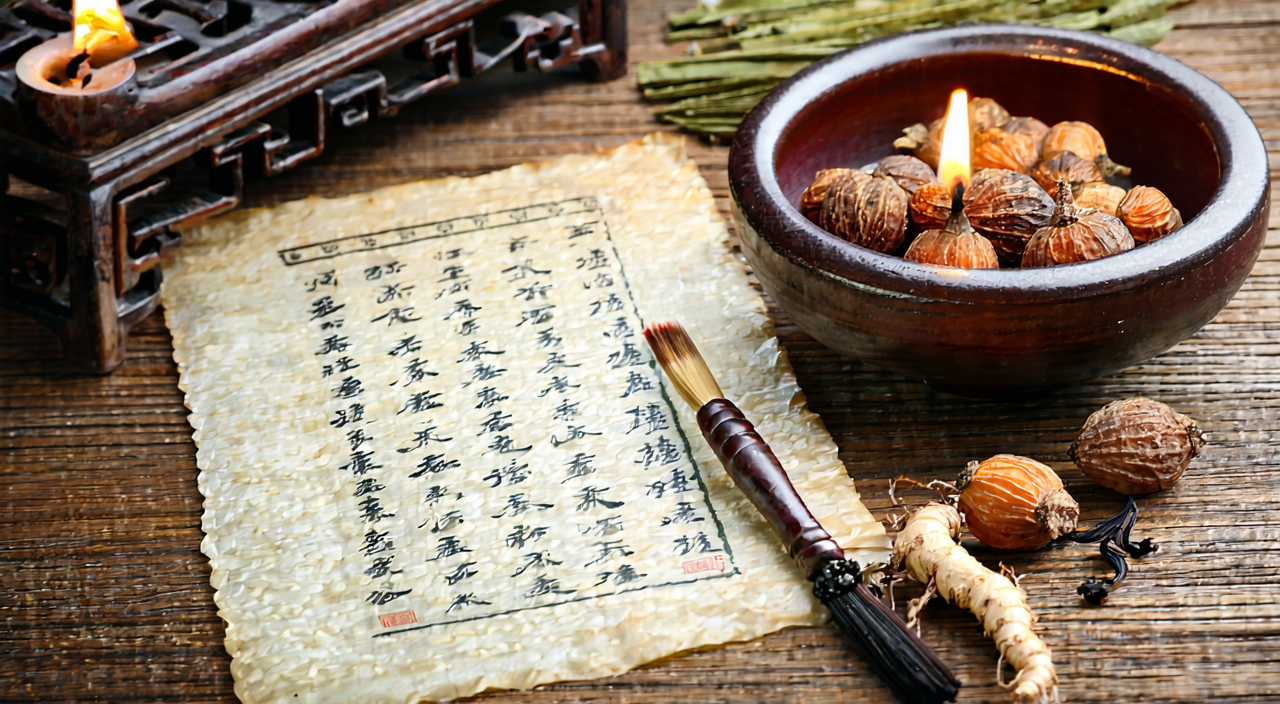 传统方剂场景中的诃子与其他药材