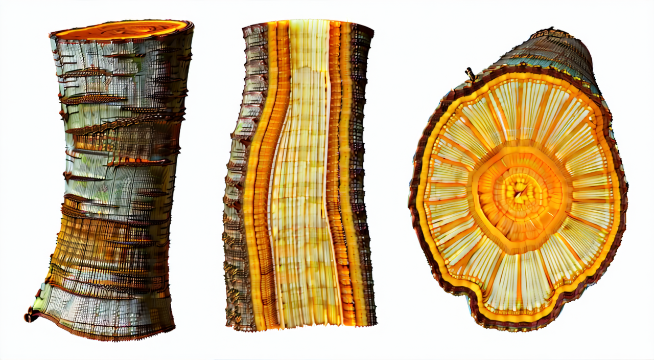 Brown outer surface and orange-yellow cross-section of thick Huzhang slices
