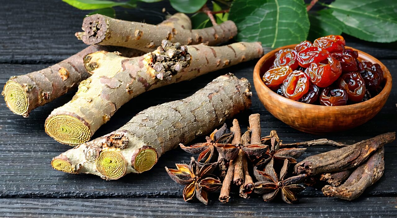 Herbal ingredients of Shi Zao Tang
