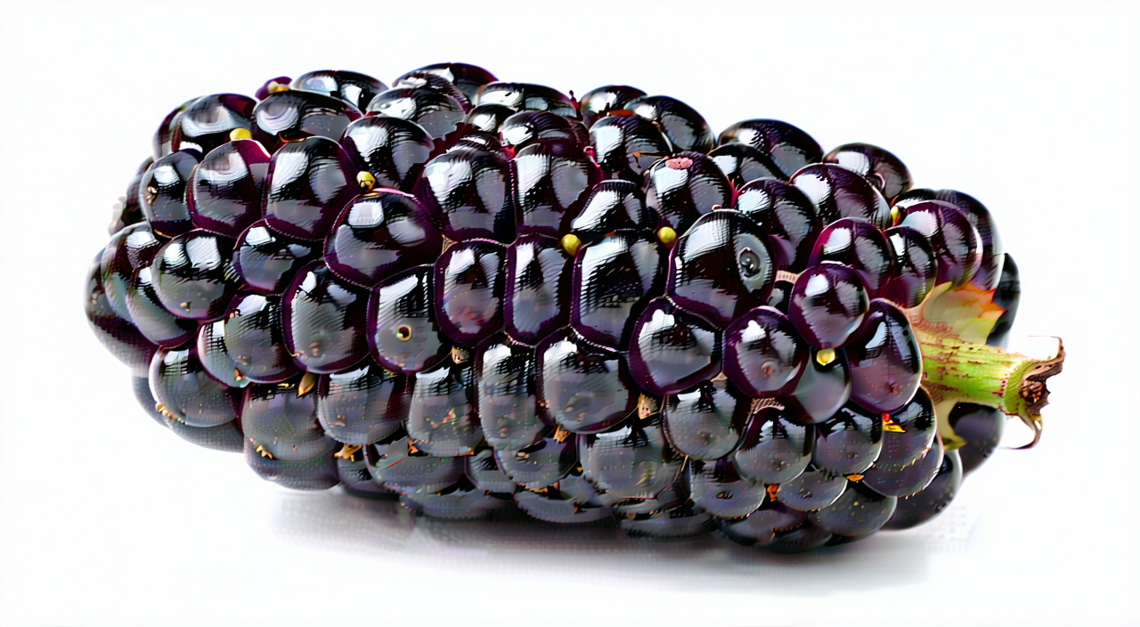 Mulberry aggregate fruit cluster characteristics