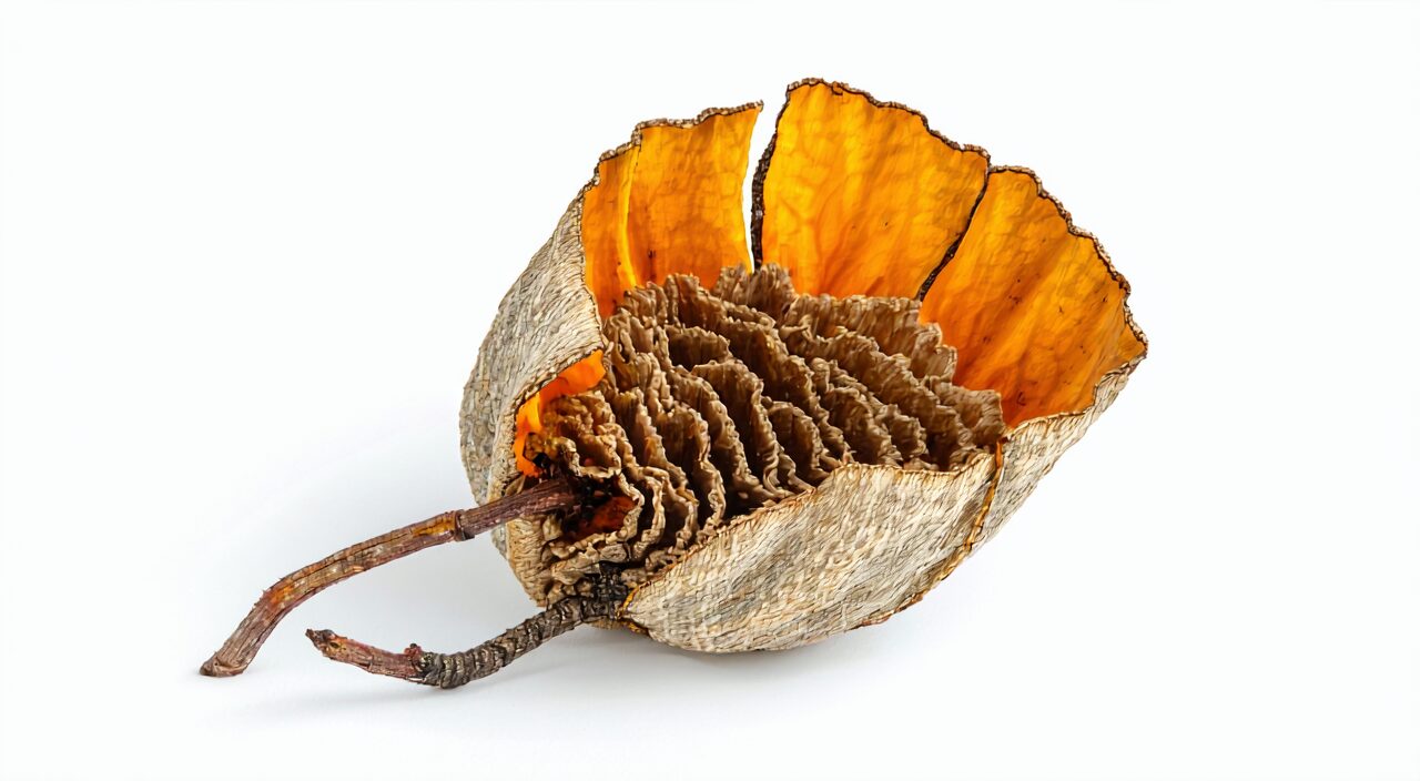 Dried persistent calyx of persimmon as the medicinal part