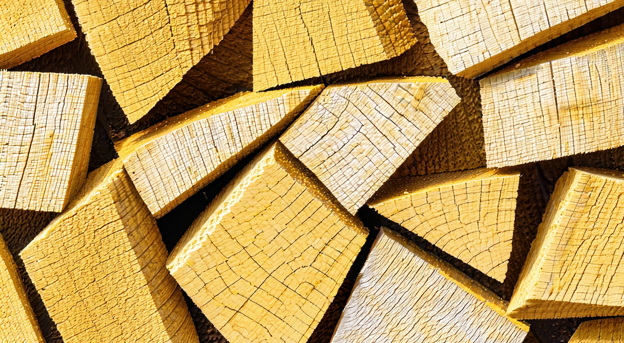 Fine texture and yellowish-brown appearance of sandalwood slices