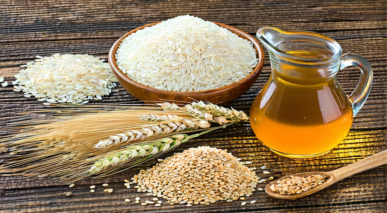 Grain raw materials and processed product of yitang