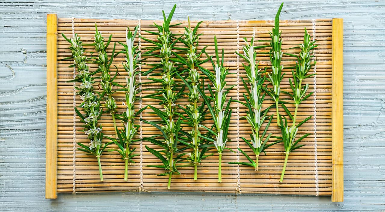 Harvesting the aerial parts of Yin Chen