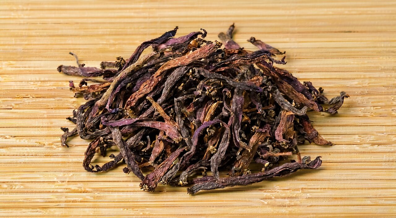 Vinegar-processed dried Genkwa flower buds