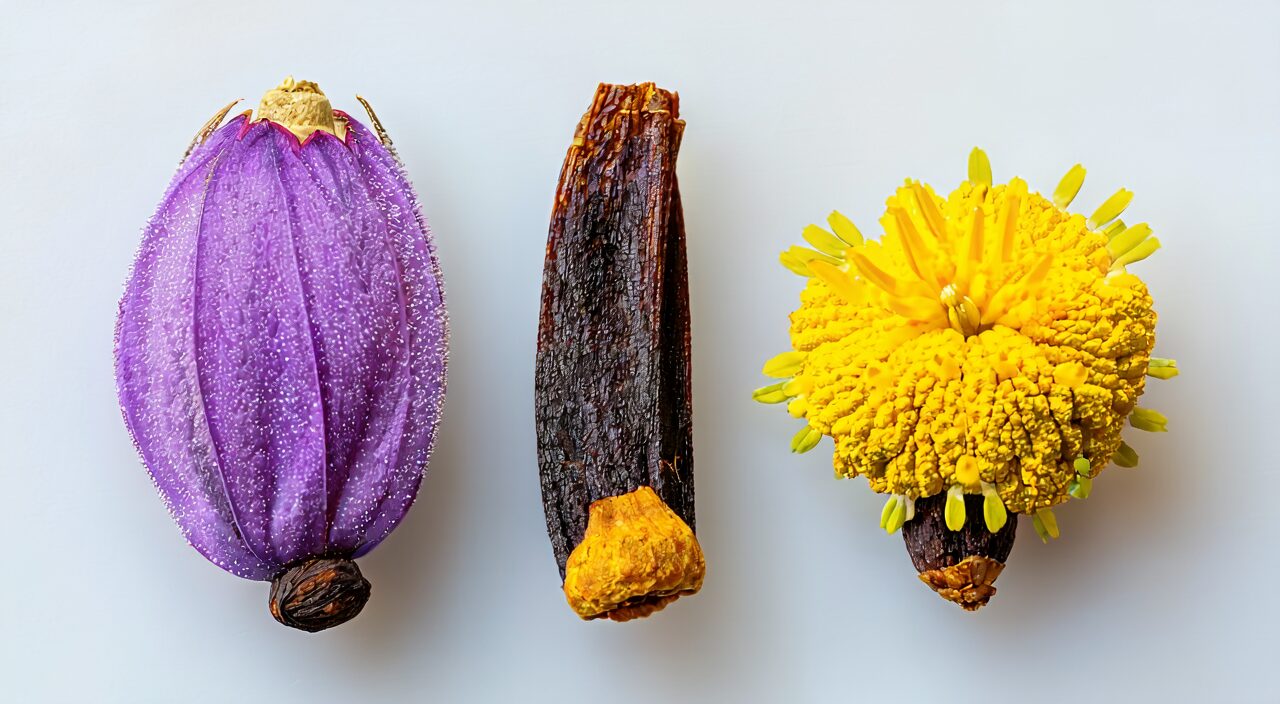 Comparison of Genkwa flower buds, Clove buds, and Inula flower heads