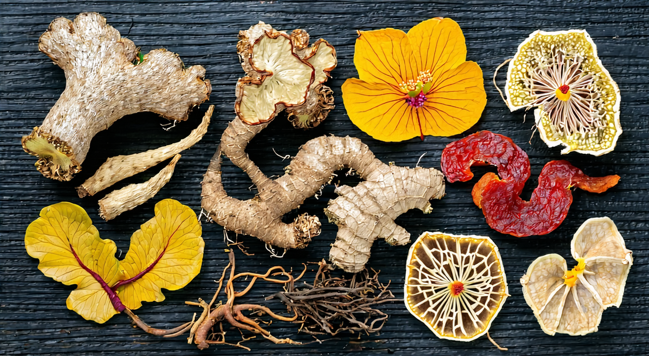 常见与远志配伍的干燥药材组合,如茯苓、石菖蒲、人参等