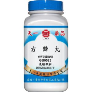 天一 右归丸 200g 正面包装图
